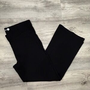 Betabrand Dress Pant Yoga Pants Black Bootcut Large Short Petite L S-Petite